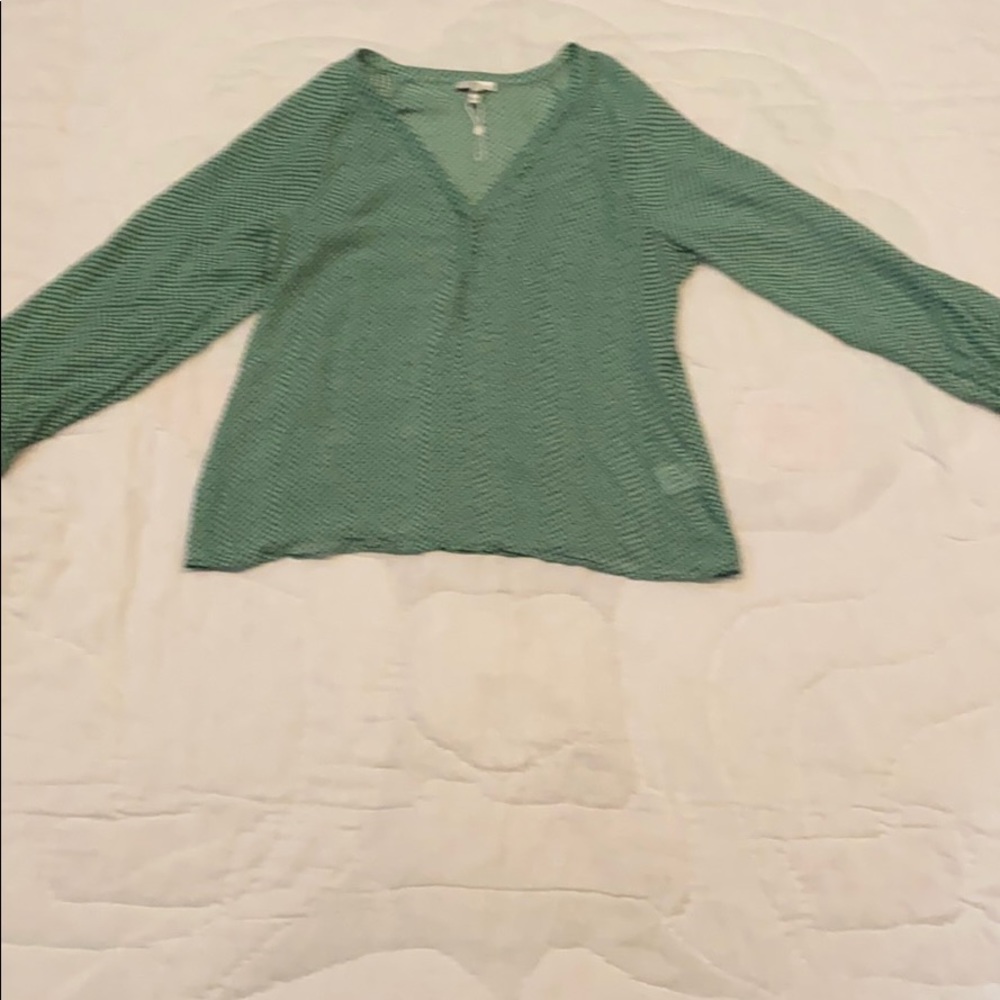 Green blouse